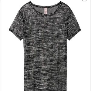 Black Shimmer Victoria’s Secret Sheer T NWT